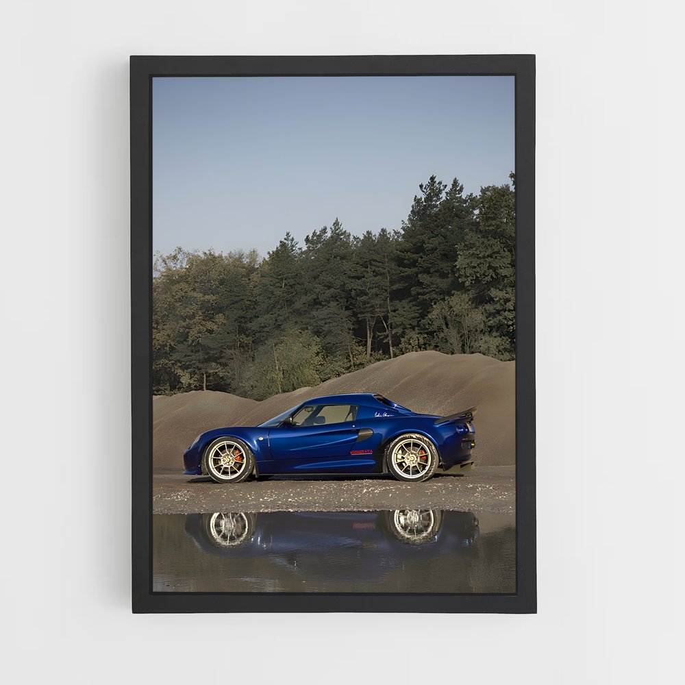 Poster Elise de sport – affiche Lotus (vue 2)